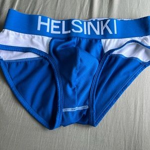 Helsinki Athletica Medium Brief in blue